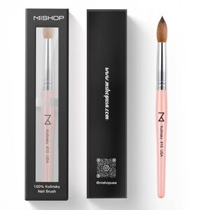 M Shop Professional Kolinsky Acrylic Nail Brush Size 18